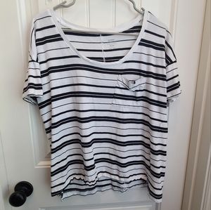 Striped pocket shirt